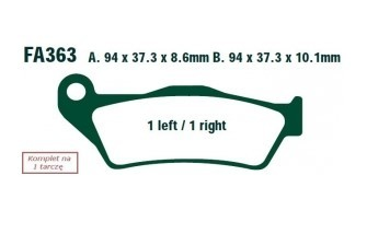 FA363 EBC Brakes